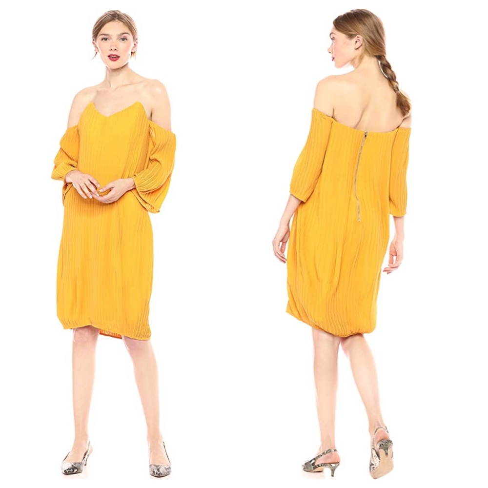 REVOLVE ELLIATT Marigold Off Shoulder Dress